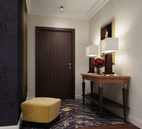 Corridor Form: hengslet inngang, foto vestibylen, åpne alternativer, leiligheter design, glasert designmodell