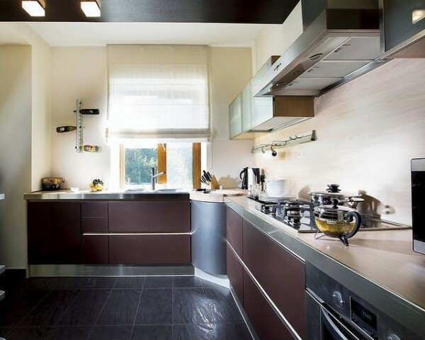 Cucina design 10 metri quadrati: la formulazione dei locali con e senza balcone, video e foto
