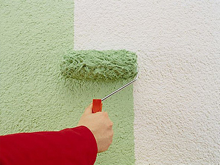Painting plaster walls