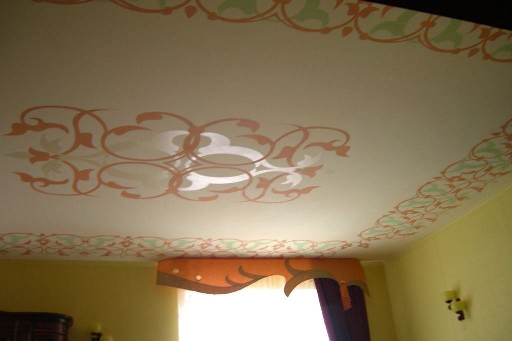 drawing on the ceiling