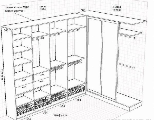 A well-designed drawing of the hallway will greatly facilitate the further processing process