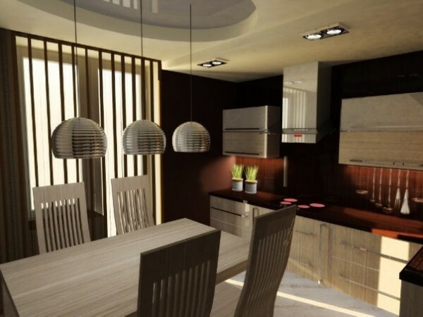 Keuken ontwerp project: het interieur van een kleine, lineaire ruimte, instructie-ontwerp, video, foto