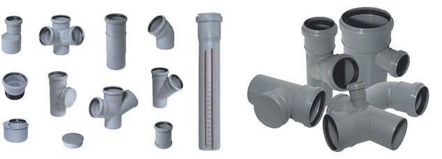 What are the advantages of pipes and fittings for domestic sewage