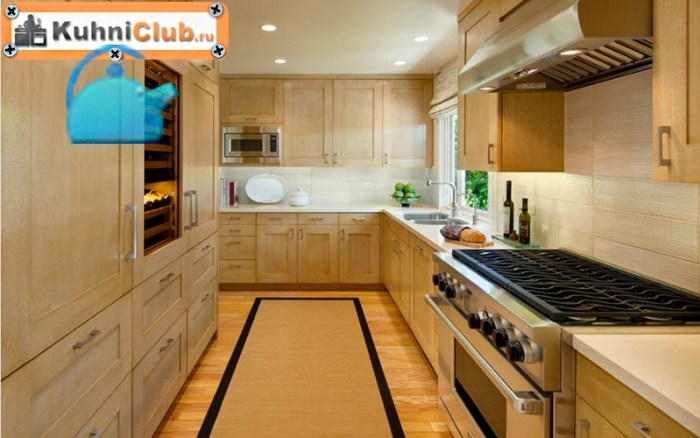 Types of bleached oak kitchen: description and examples in the photo