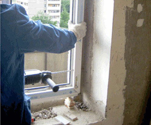 Repair bedroom Khrushchev: the installation of new window frames