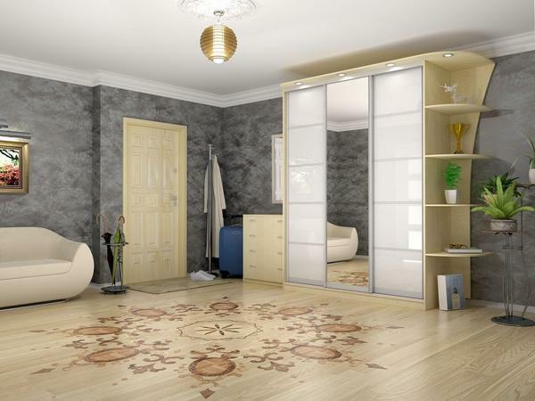 If the room is large, then a good wallpaper will be dark, cold or bright colors, and if small - light