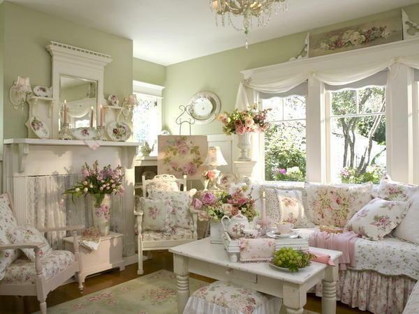 Pick up di mobili dovrebbe essere così che essa integra le camere eleganti interni in stile provenzale
