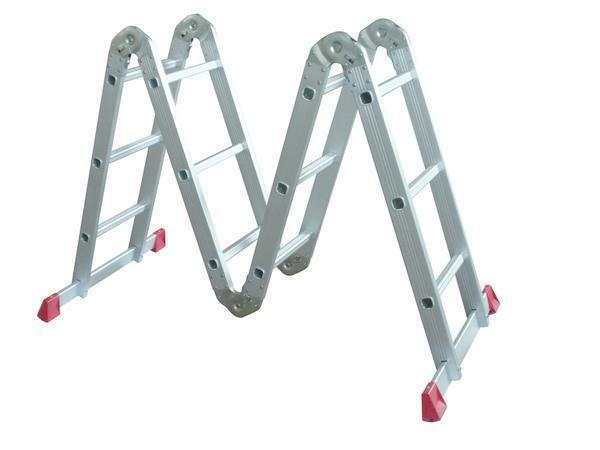 Skladací hliníkový rebrík-transformátor: a skladacie 6 a 8 m, Centaure a LMS
