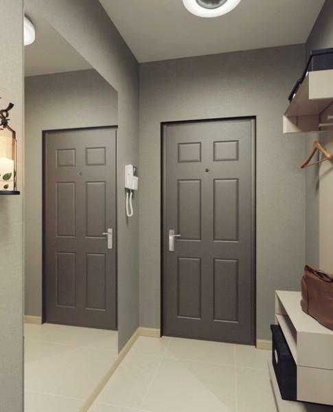 You can make a stylish hallway with your own hands