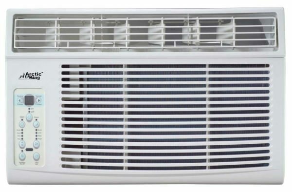 Unità finestra monoblocco: evaporatore, condensatore, compressore e ventilatori ventilate scambiatori di calore alloggiati nello stesso involucro.