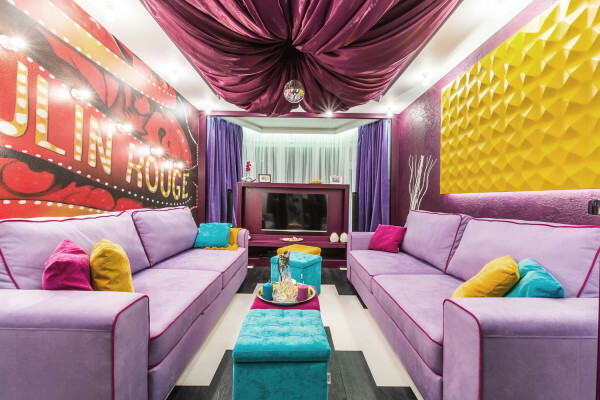 A little theater in the interior - design for outstanding personalities
