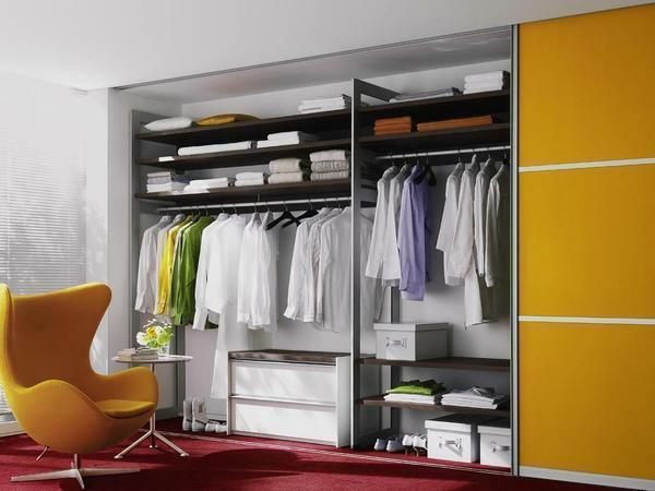 Wardrobe-cabinet will be a good solution for a small room