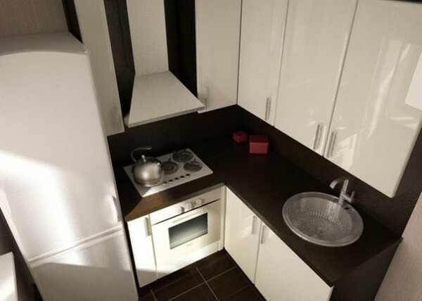 Dizajn kuhinje u stanu: soba ukras 3 četvornih metara ili više, s prozorom i bez, video, fotografije