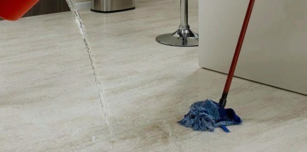 Hvis du ønsker at ekstensivt vaske gulve, versionen med plastbelægning passer perfekt!