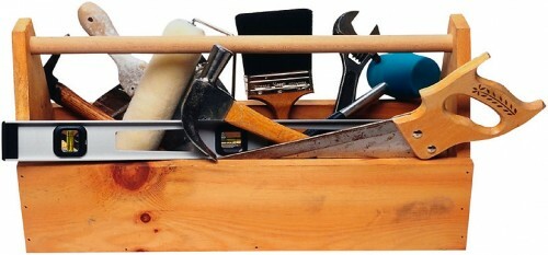 An exemplary set of tools that you may need when performing repair work