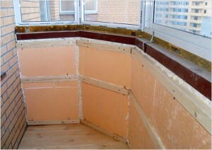 Repair of balcony Khrushchev in the kitchen and finish options in a two-room apartment