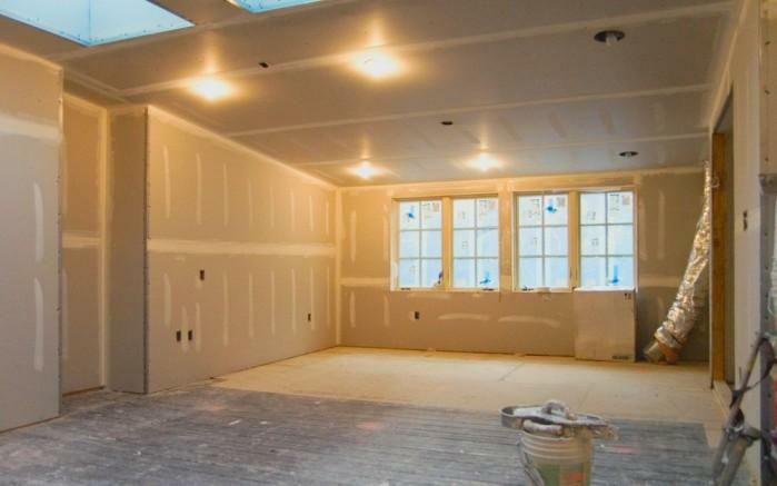 Drywall popularitas cukup tinggi sehingga material bahkan lebih memilih untuk memilih lantai