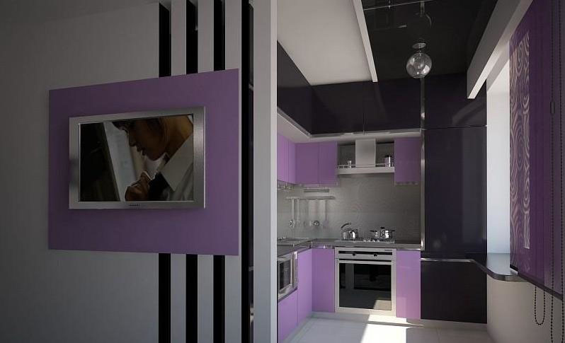 Interiérový design Miniaturní kuchyně: konstrukční možnosti ve standardním bytě