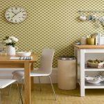 Tapet i køkkenet: de mange forskellige farvepaletter vægbeklædning