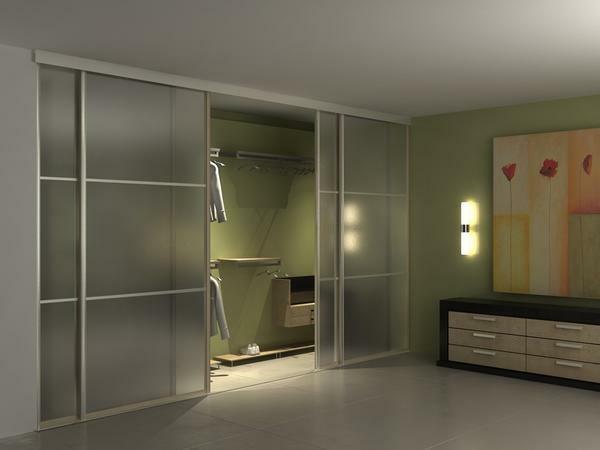 Built-in wardrobe can be installed in absolutely any room