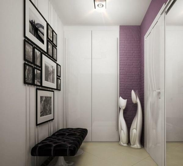 Design wardrobe room photo 3 sq.m: entrance hall 1, corridor 5 and 4, the area in the apartment meter, an example of repairs